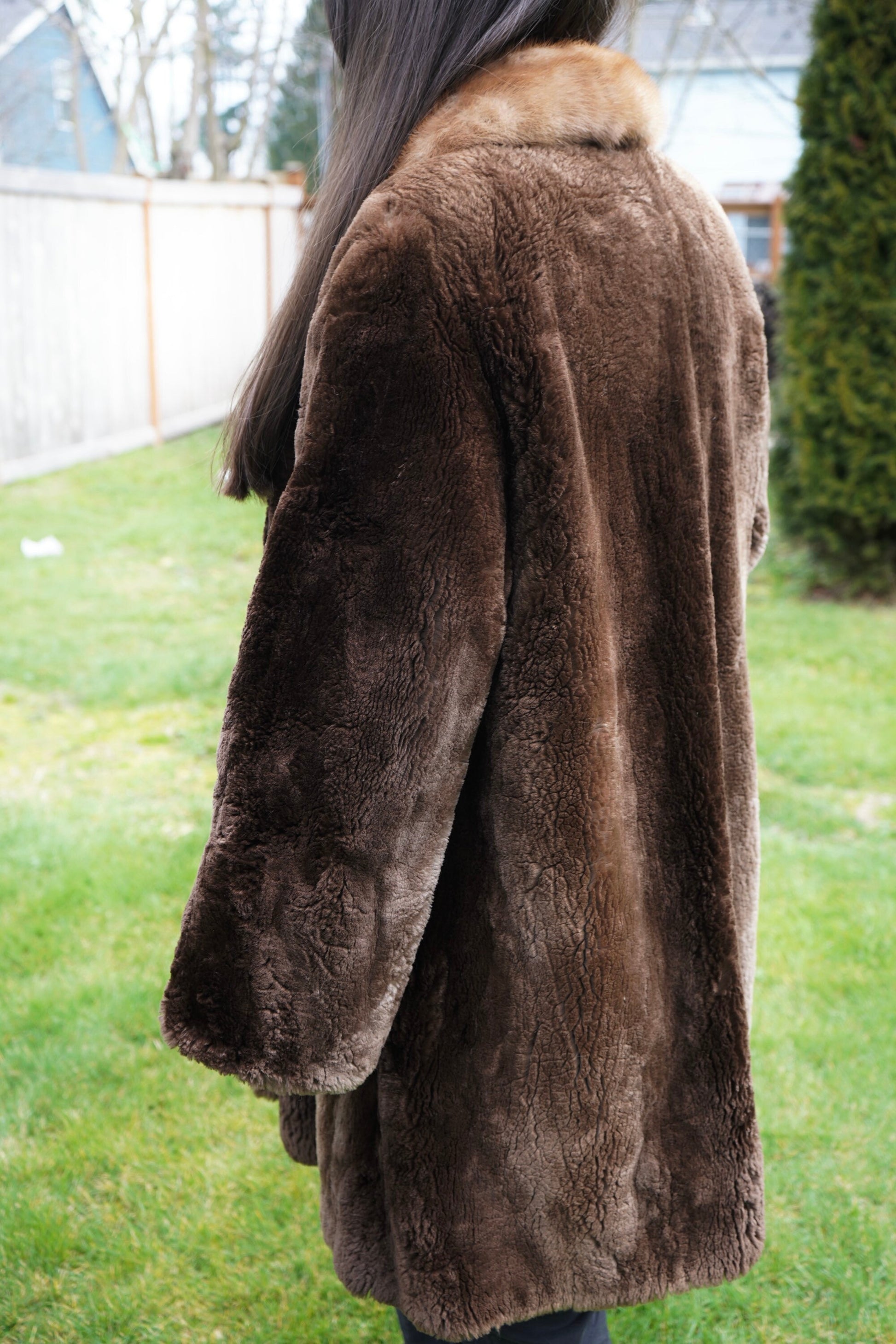 Antique Plymouth Furs FUR Long Coat / Jacket