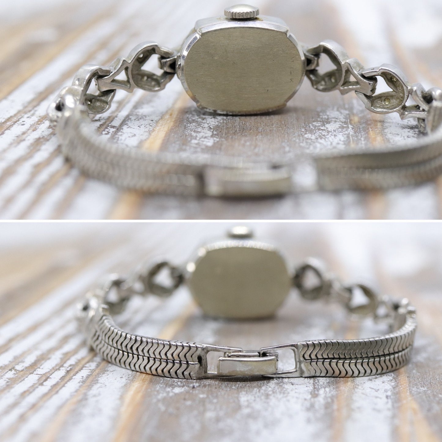 14k Helbros LADIES wrist watch. 14k Manual watch with 0.30ctw+/- diamonds.