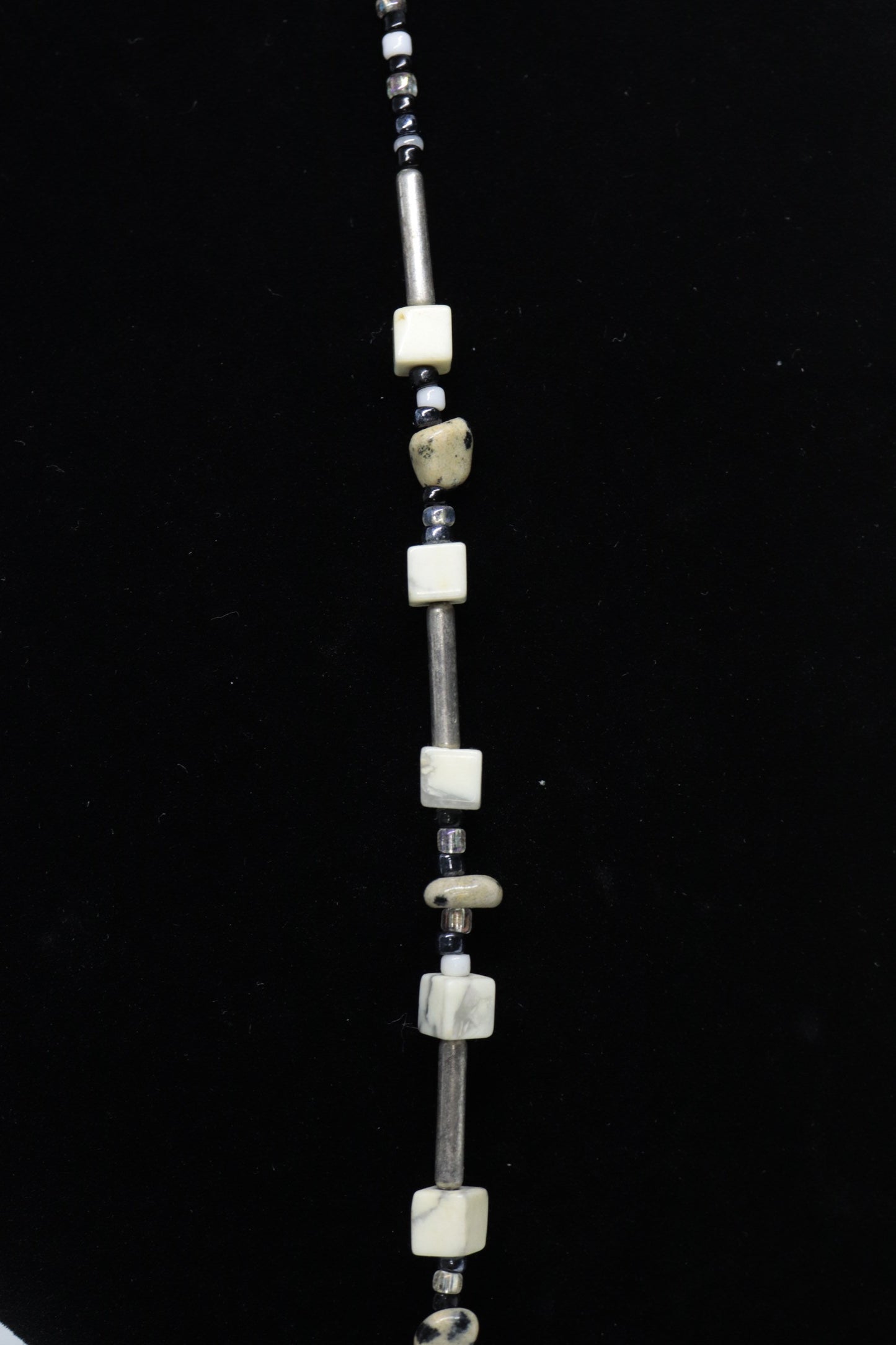 Dendrite Opal Agate Sterling Silver Necklace and Pendant. st(28/75)