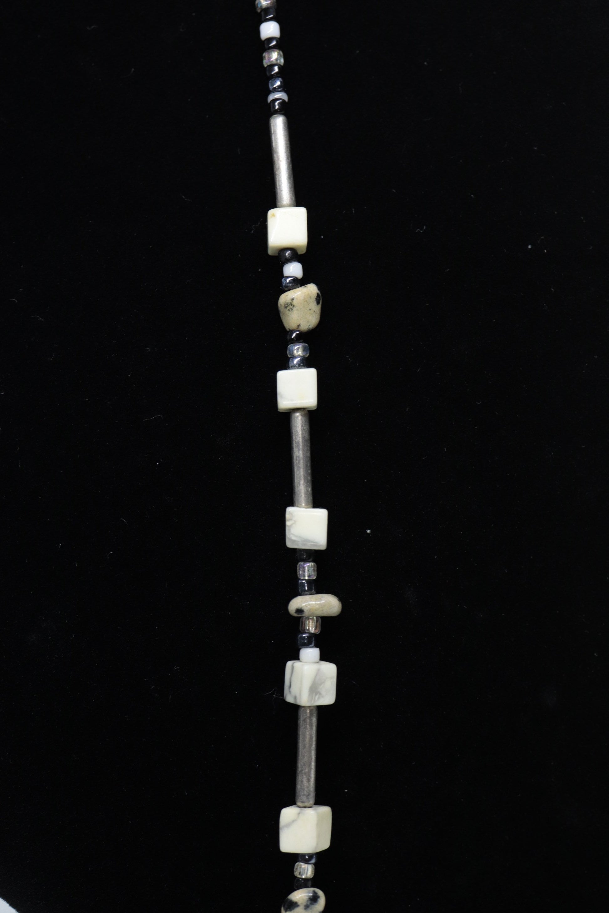 Dendrite Opal Agate Sterling Silver Necklace and Pendant. st(28/75)
