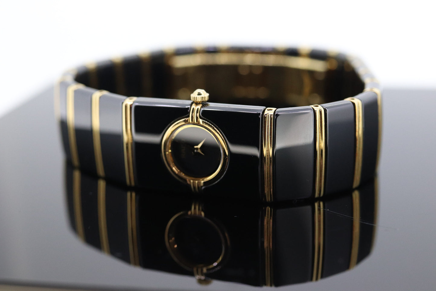 RADO 18k High Tech Ceramic and Stainless Steel Watch. RADO DiaStar Bracelet Watch. st(374)