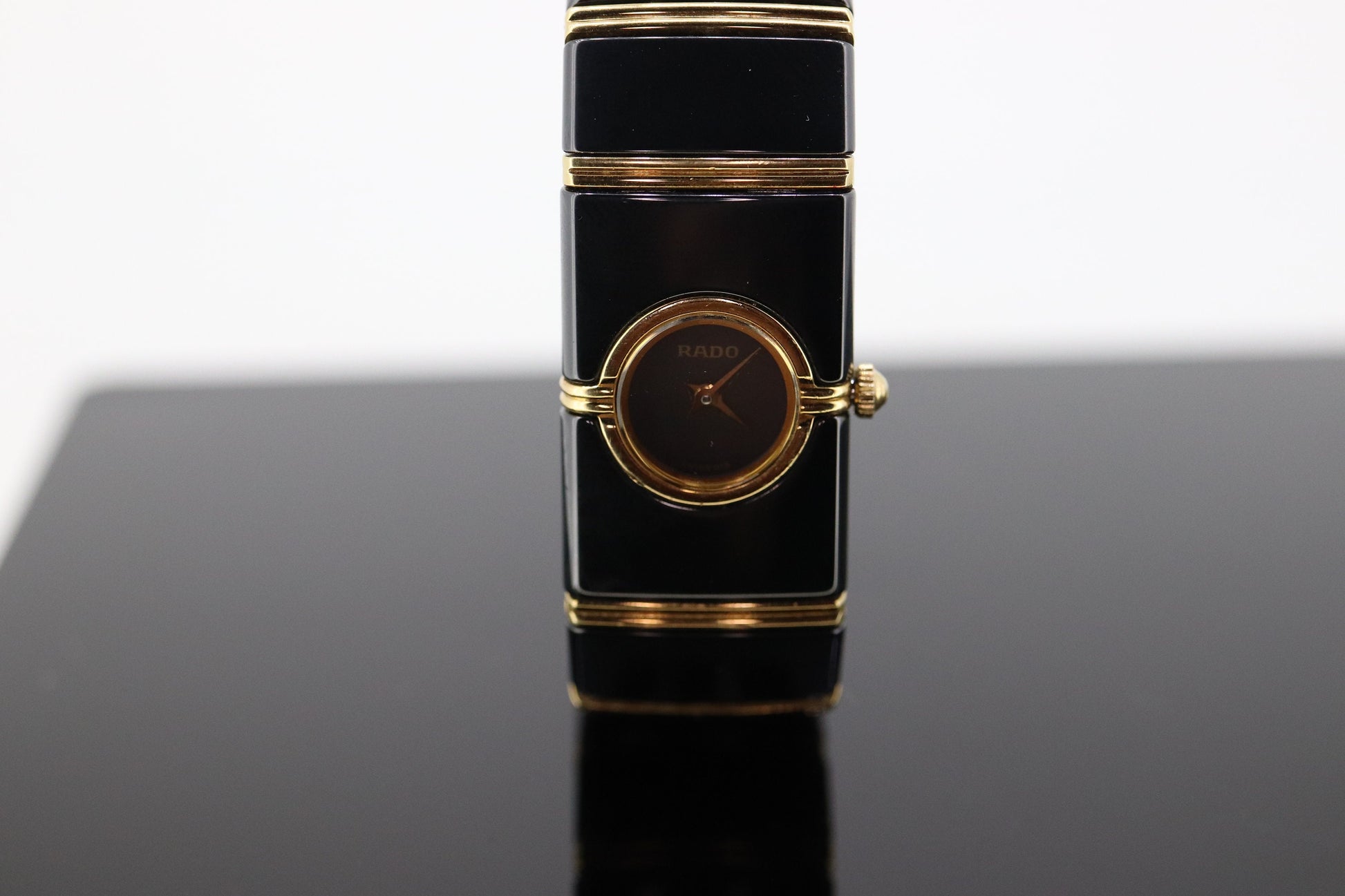 RADO 18k High Tech Ceramic and Stainless Steel Watch. RADO DiaStar Bracelet Watch. st(374)