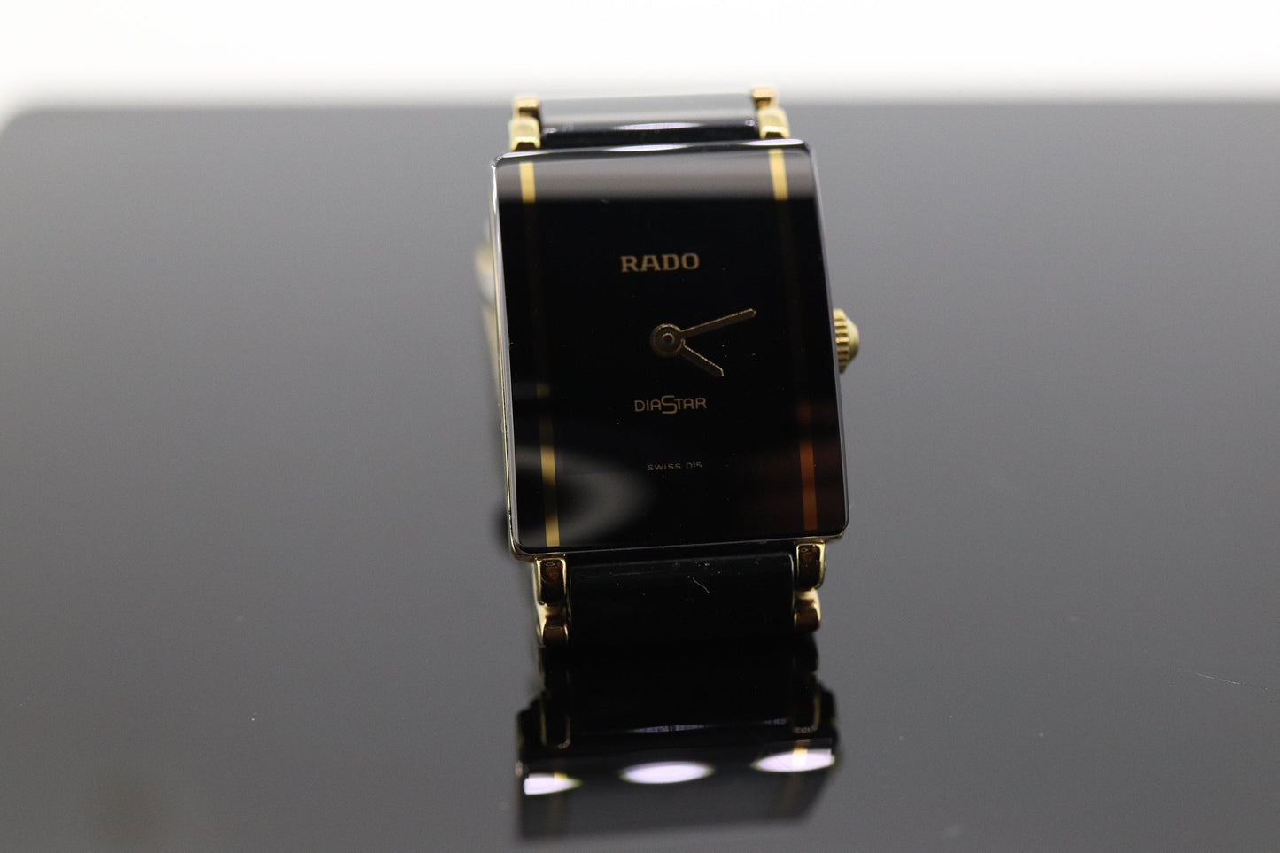 RADO High Tech Ceramic and Stainless Steel Watch. RADO DiaStar Bracelet Watch. st(690)