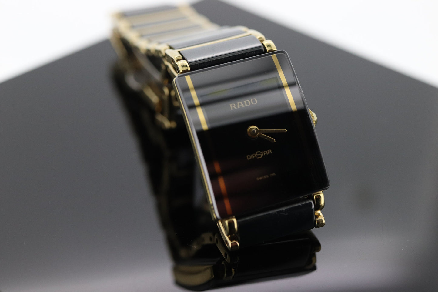 RADO High Tech Ceramic and Stainless Steel Watch. RADO DiaStar Bracelet Watch. st(690)