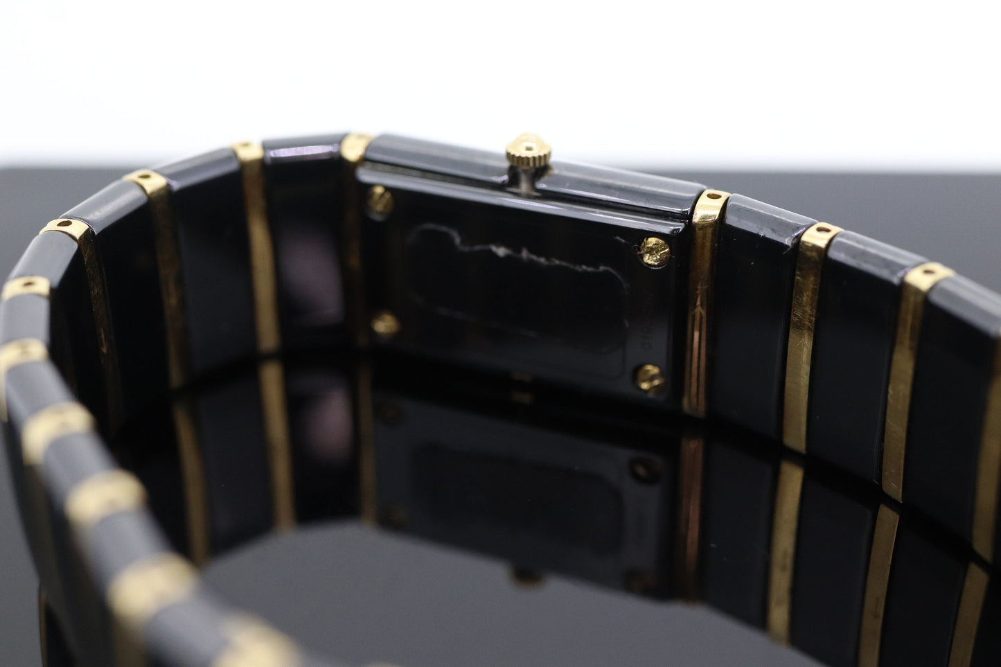 RADO 18k High Tech Ceramic and Stainless Steel Watch. RADO DiaStar Bracelet Watch. st(374)