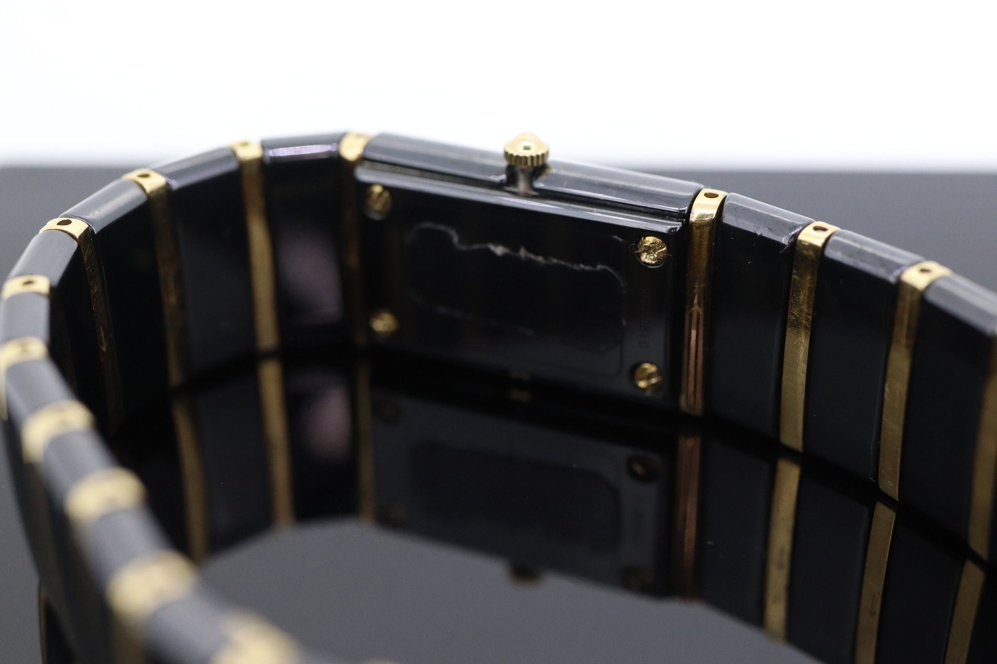 RADO 18k High Tech Ceramic and Stainless Steel Watch. RADO DiaStar Bracelet Watch. st(374)