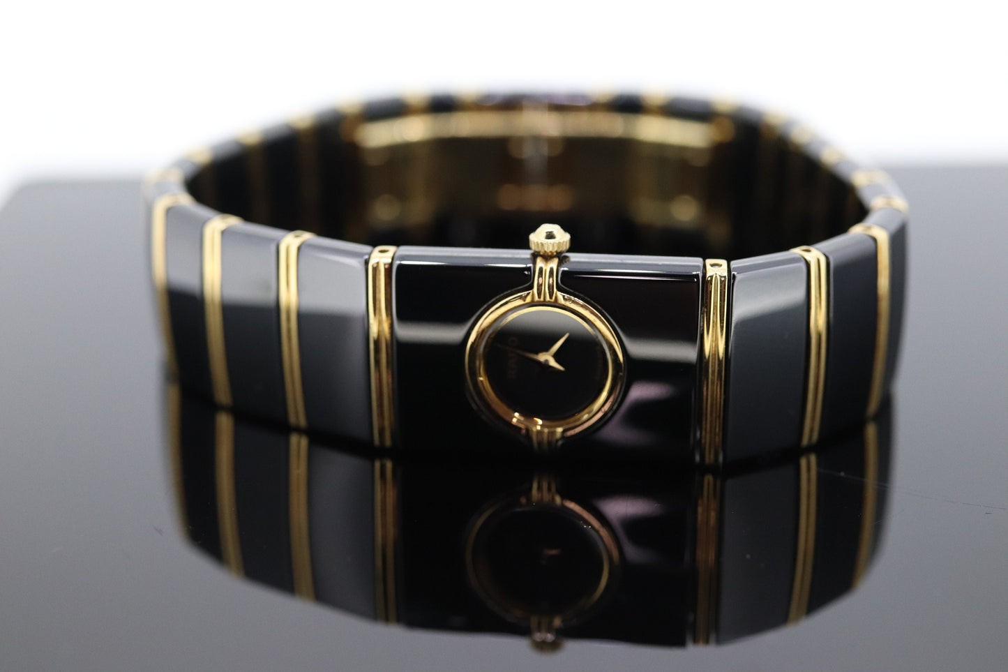 RADO 18k High Tech Ceramic and Stainless Steel Watch. RADO DiaStar Bracelet Watch. st(374)