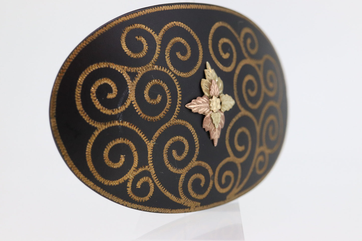 Black Hills Gold Belt BUCKLE. 10k Inlay BELT Buckle. Black Hill Belt Buckle with 10k inlays. (st86)