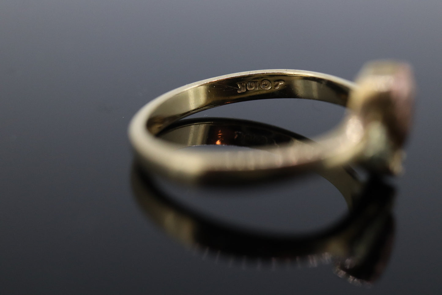 Black Hills Gold Ring. 10k Black Hills Gold wedding band. Vintage Black Hills gold. st(95)