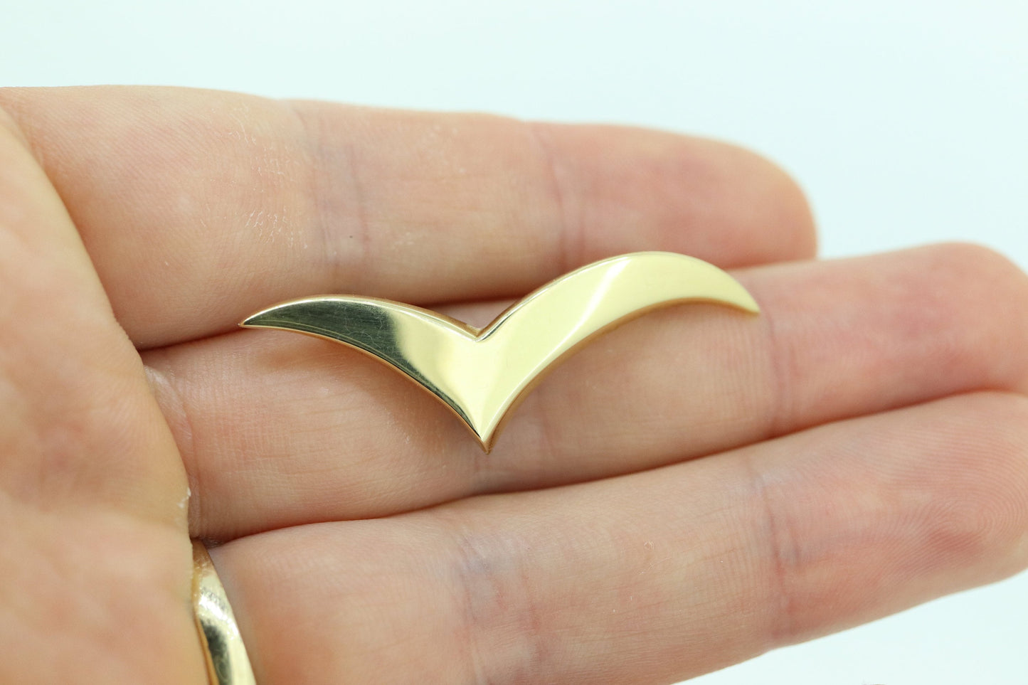 18k Tiffany Seagull Check Brooch. Tiffany and Co. SEAGULL Brooch. Tiffany and Company BROOCH st(259)