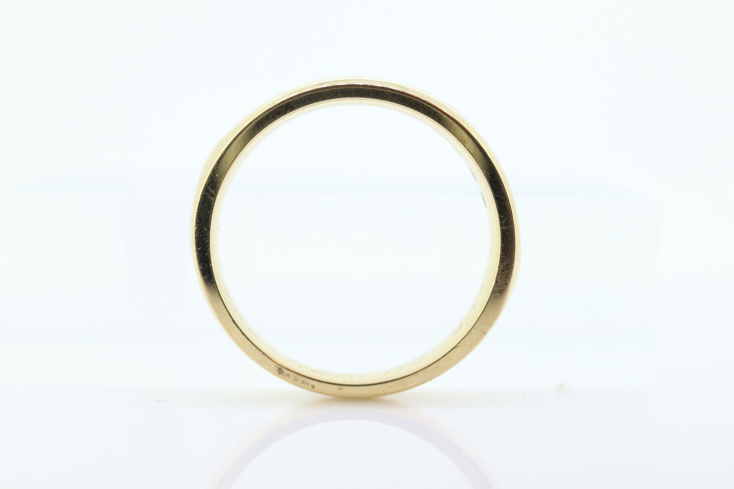 14k Channel Diamond Wedding eternity Band. Unisex Diamond channel eternity ring 0.50 ctw. Comfort fit.