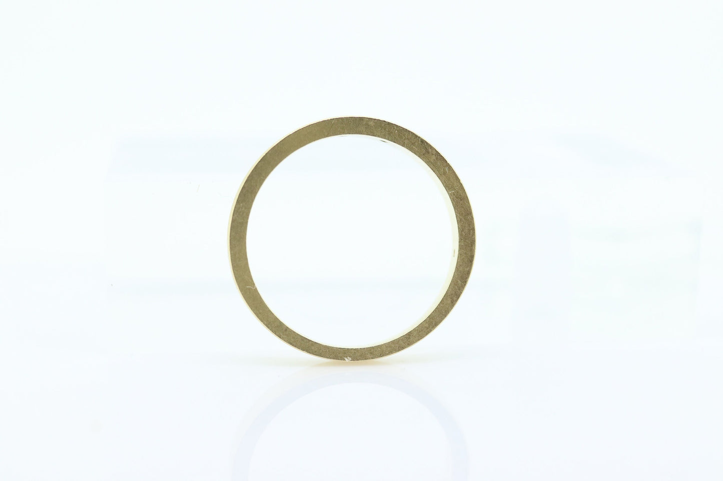ARTCARVED 14k Gold Diamond Band. Art carved engraved textured band. Jr Wood Art Deco Diamond. st132