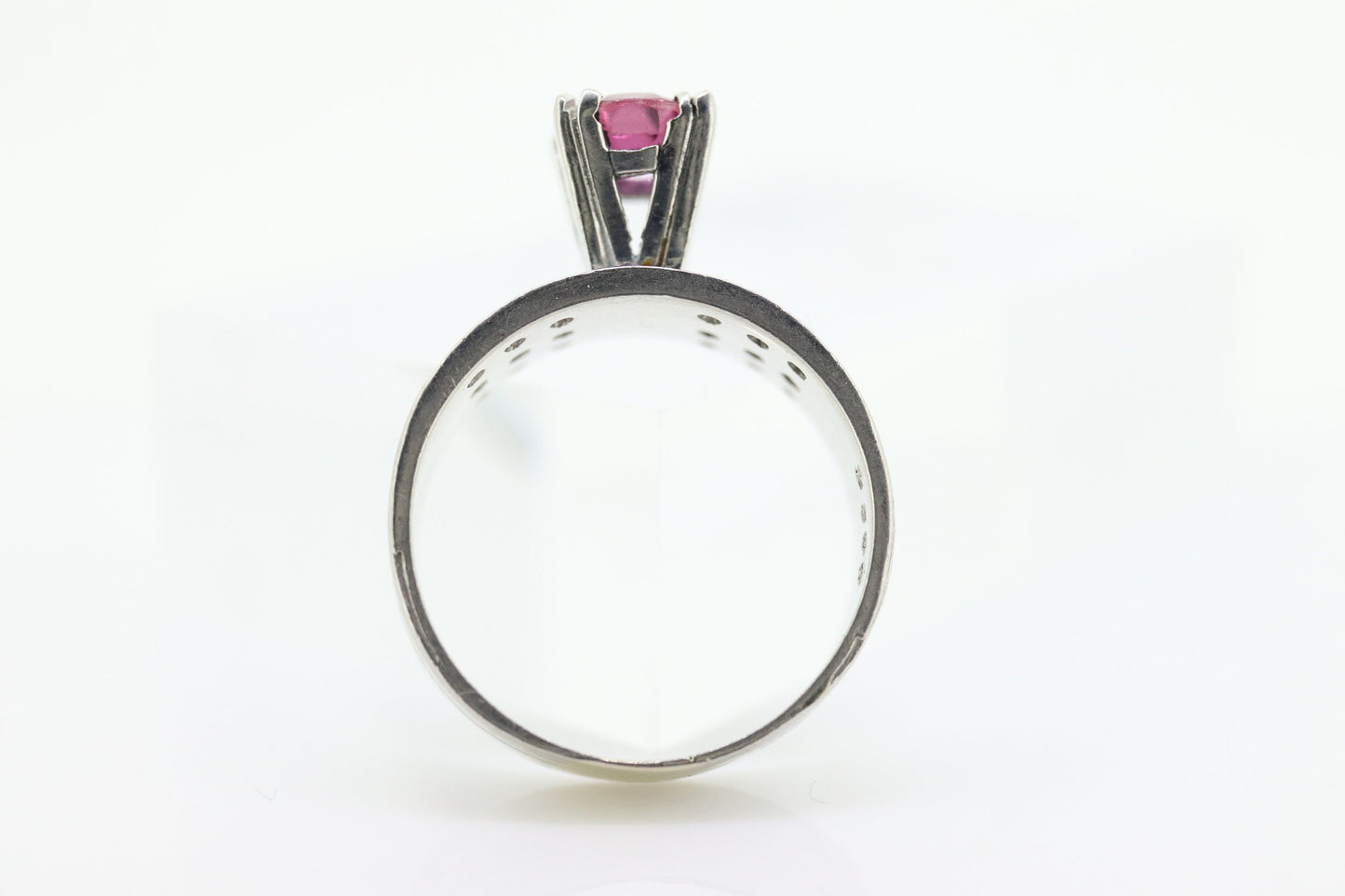 Natural Ruby Diamond Ring. PLATINUM Ruby Solitaire engagement ring. Oval ruby Platinum ring. Diamonds. Wide band. st(470)