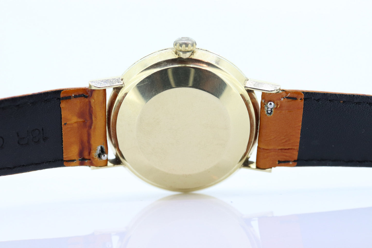 OMEGA Seamaster De Ville. 14k Yellow Gold Omega Automatic SEAMASTER DEVILLE. Mens Gold Watch. Date. (st368)