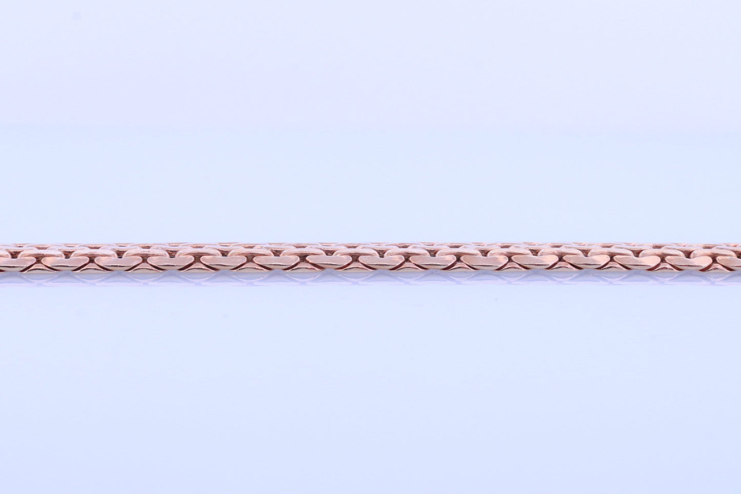 14k Yellow Bismark Chain Mesh Necklace. Sapphire Clasp Chain Mesh link Yellow gold Italian Byzantine Necklace. Sapphire Cabochon (st770)