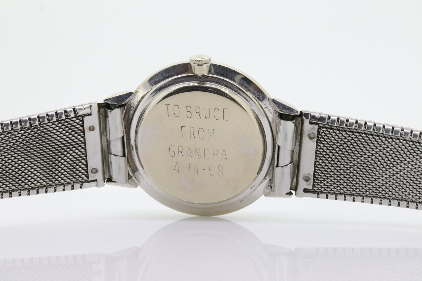 LONGINES WATCH. 14k Longines Diamond Mens Watch with 14 diamond Face. Likely a 22L movement, 1950s RAJAH