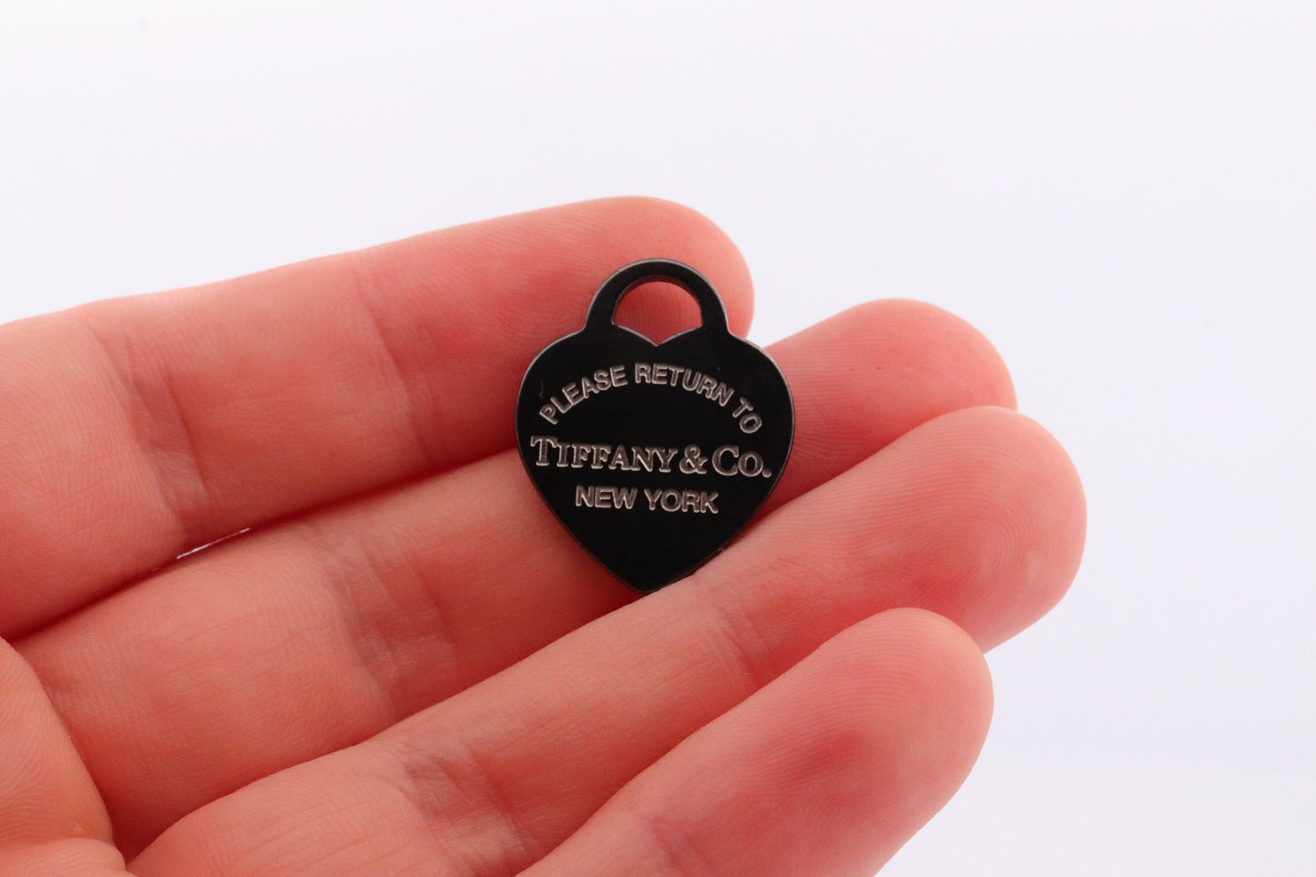 Titanium Tiffany and Co Necklace Heart Pendant. Solid Please return to Pendant Tiffany & Co. st(54)