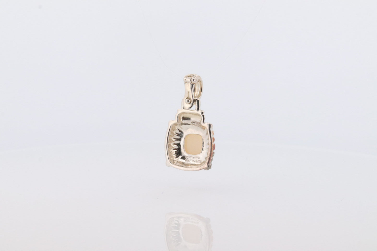 Authentic Judith Ripka Sterling Silver Pendant. Judith Ripka 925 Silver MOP Mother of Pearl Charm (30)