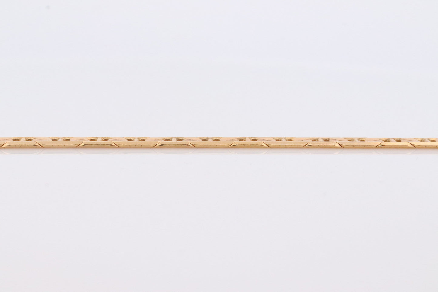 14k Mariner Link Bracelet. Heavy 14k Mens or Womens Anchor Bracelet. 6.9gram 7in length