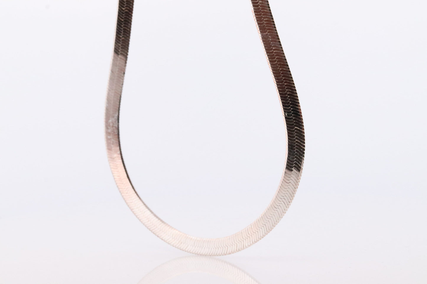 Herringbone Chain Necklace Dalmatians Tiger Panther Spot Designs. Sterling Silver Herringbone Zebra Pattern