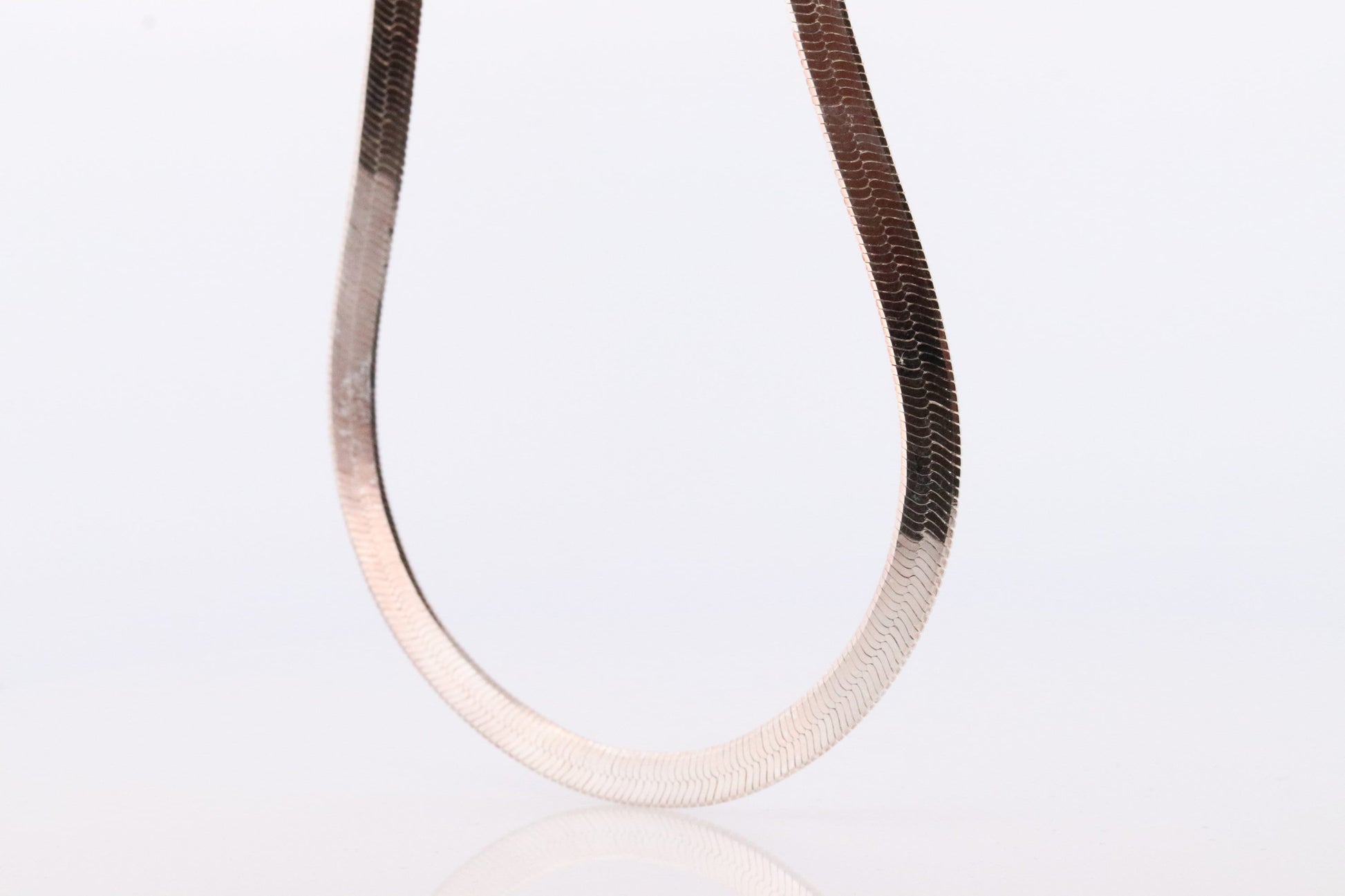 Herringbone Chain Necklace Dalmatians Tiger Panther Spot Designs. Sterling Silver Herringbone Zebra Pattern