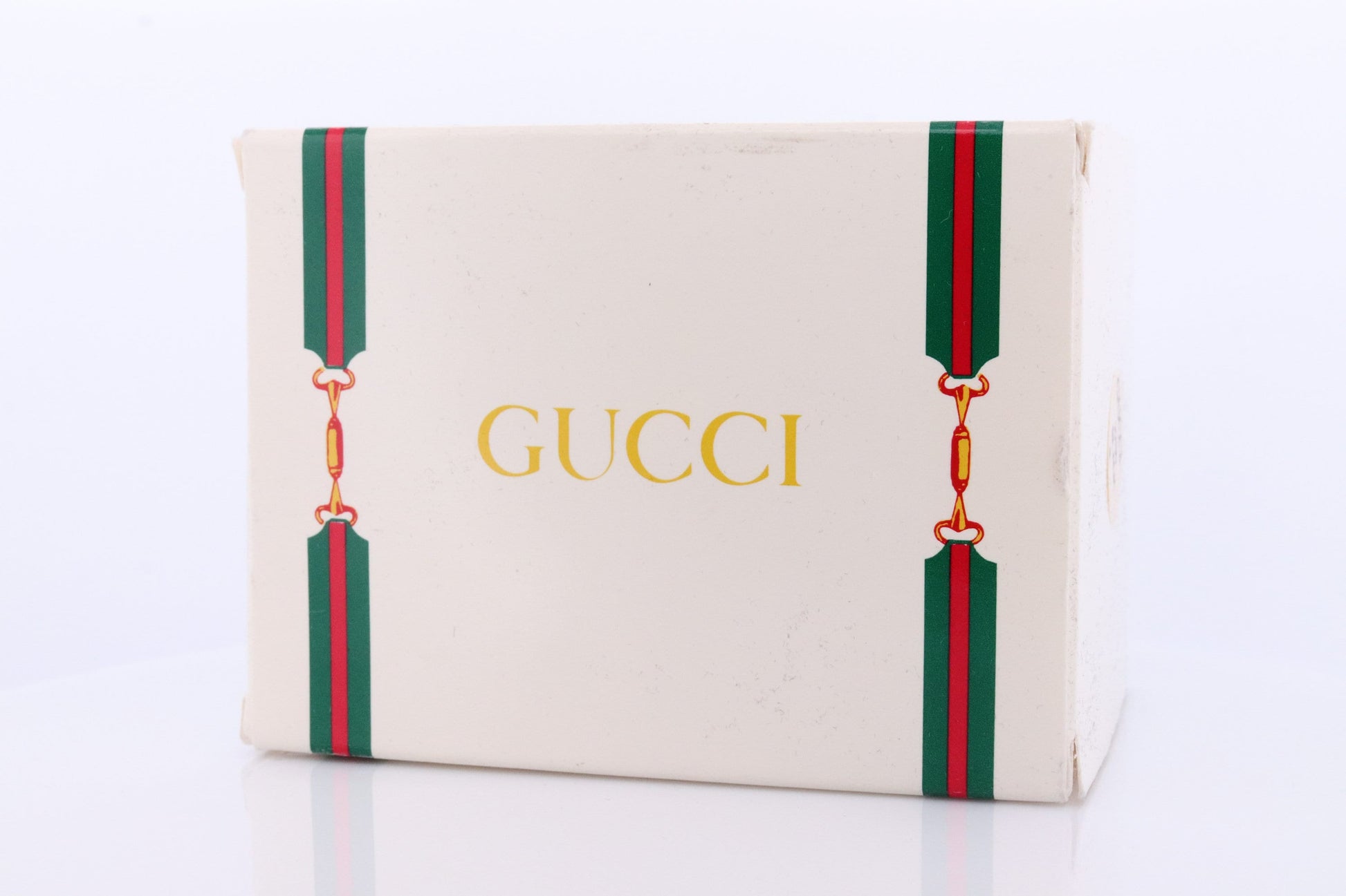 Vintage GUCCI 2700 Quartz Watch Timepiece. Gucci Black Face Gold Tone Bangle Wrist Watch Ladies. Original Paperwork / Box
