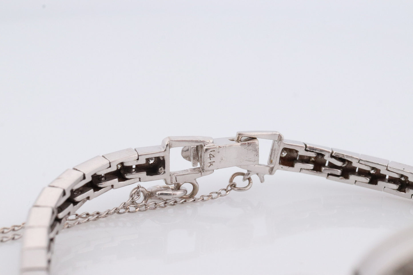 14k CROTON Nivada Grenchen LADIES wrist watch. 14k Manual watch with diamonds.