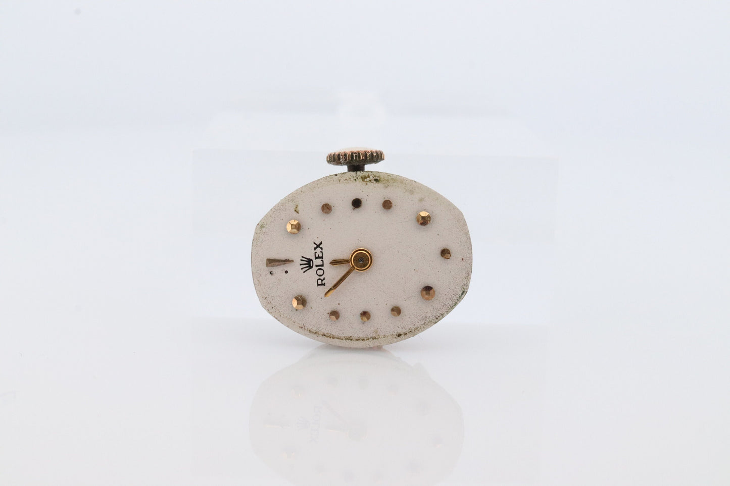 14k Rolex Womens Cocktail Watch. 14k gold Manual Windup. 1950s Ladies Rolex Cable Watch. Rolex Cord wristwatch.