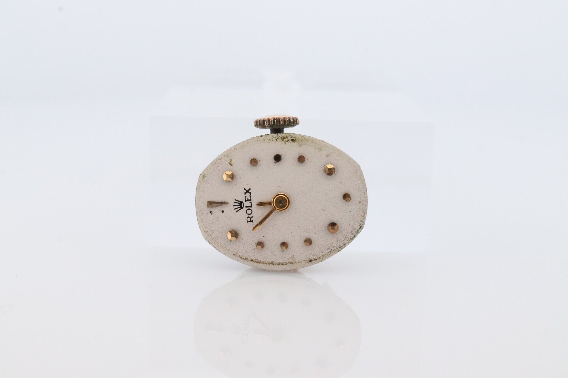 14k Rolex Womens Cocktail Watch. 14k gold Manual Windup. 1950s Ladies Rolex Cable Watch. Rolex Cord wristwatch.