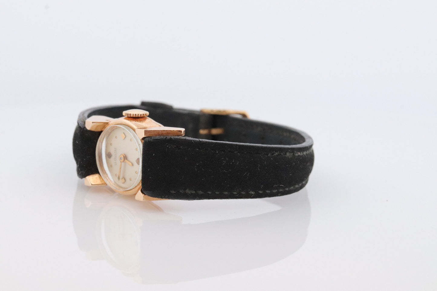 14k Le Coultre Swiss Mechanical watch. 14k LeCoultre Ladies Womens Wristwatch. LeCoultre Swiss 1960s