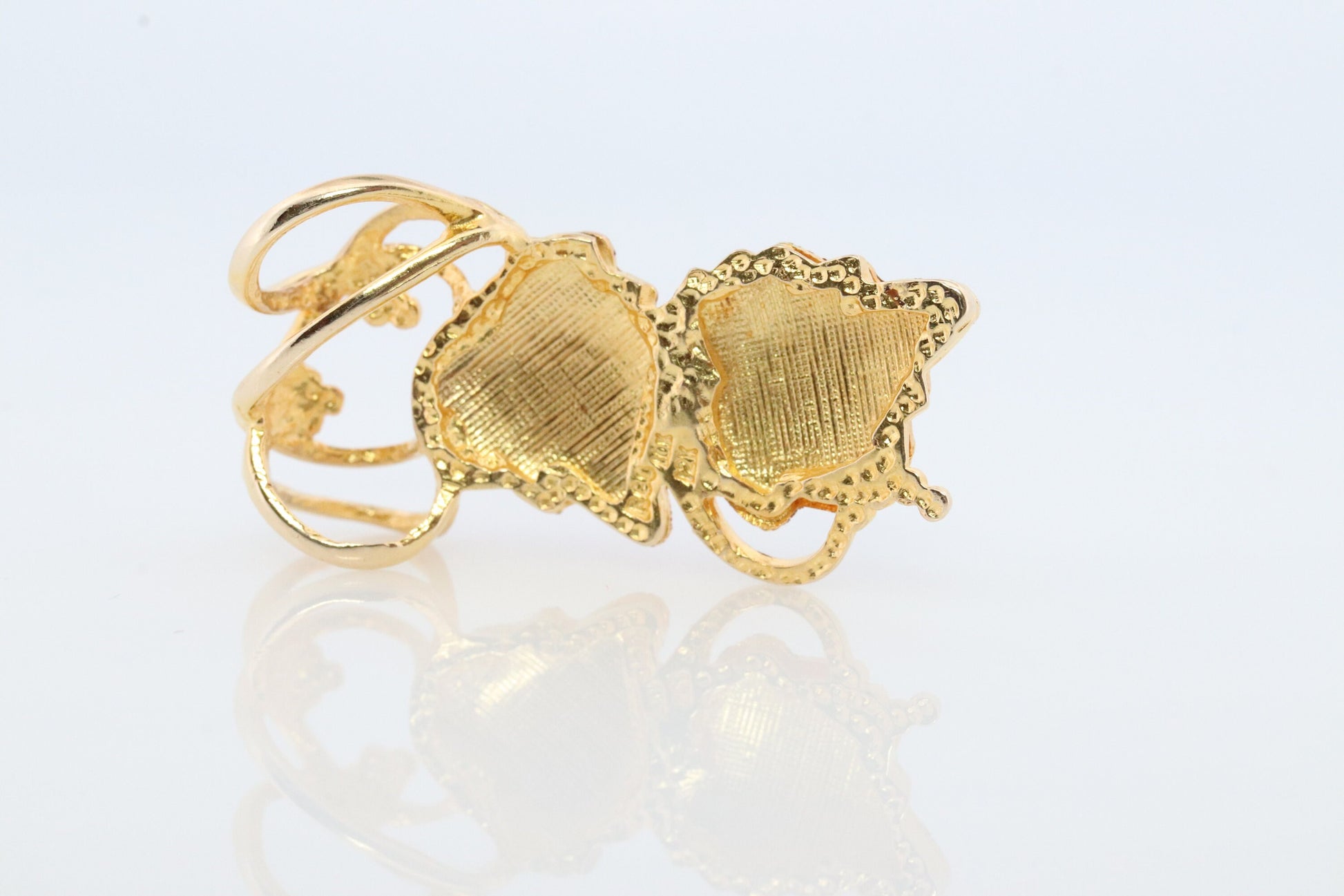 10k 12k Black Hills Gold Slide Pendant. Black Hills Gold Vine Leaves Charm.