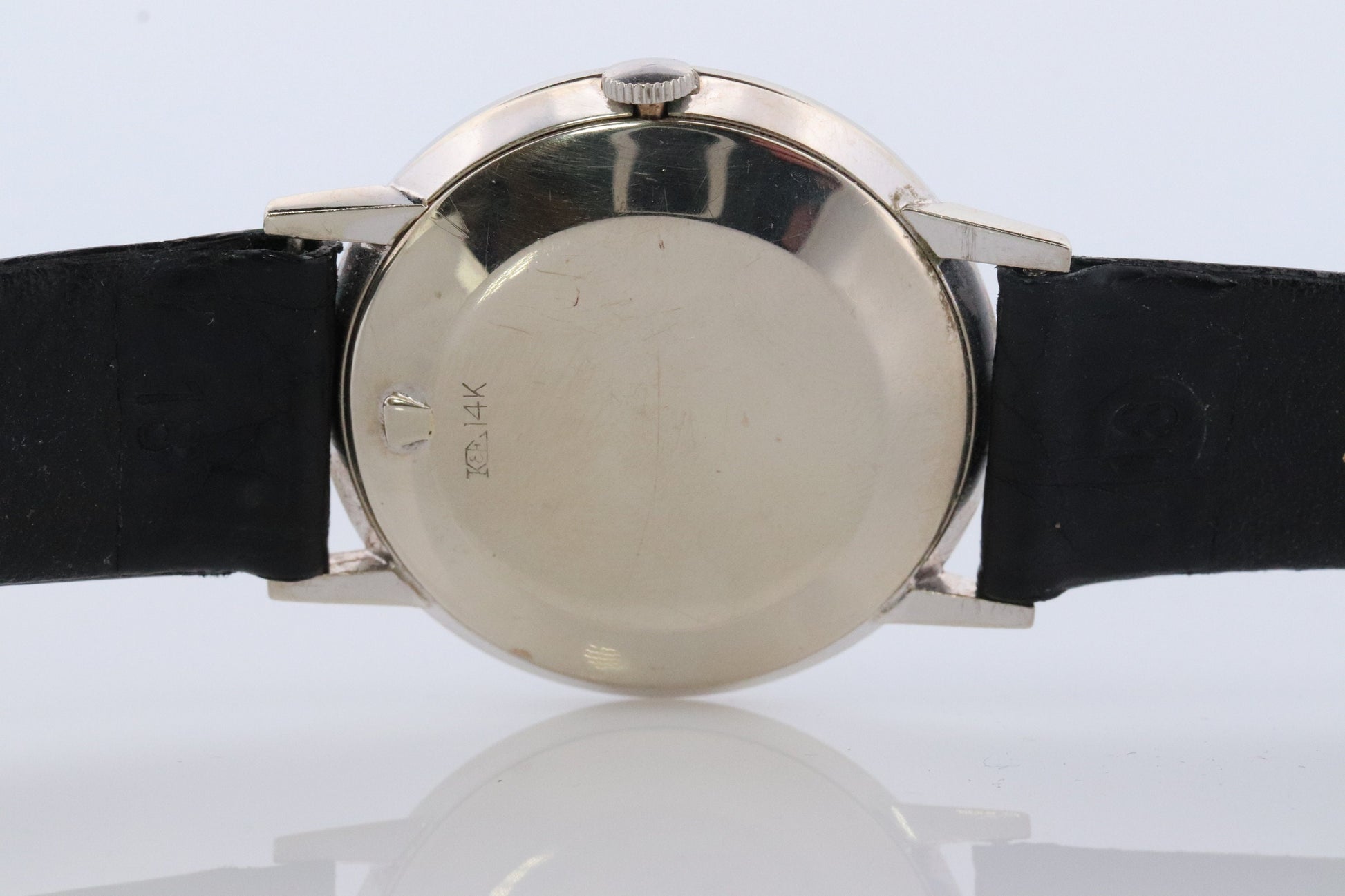 LONGINES WATCH. 14k Longines Diamond Mens Watch with 13 diamond Face. 1950s-1960s Manual Watch.