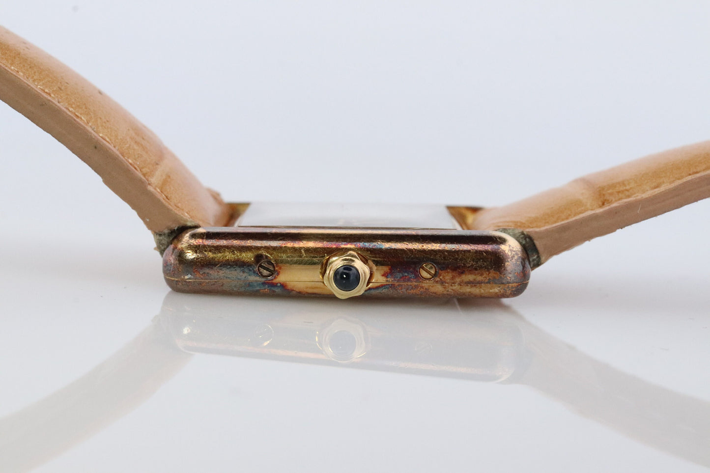 Vintage Must de Cartier Tank Watch. ARGENT Cartier 925 Vermeil Quartz Ardent Swiss Made.