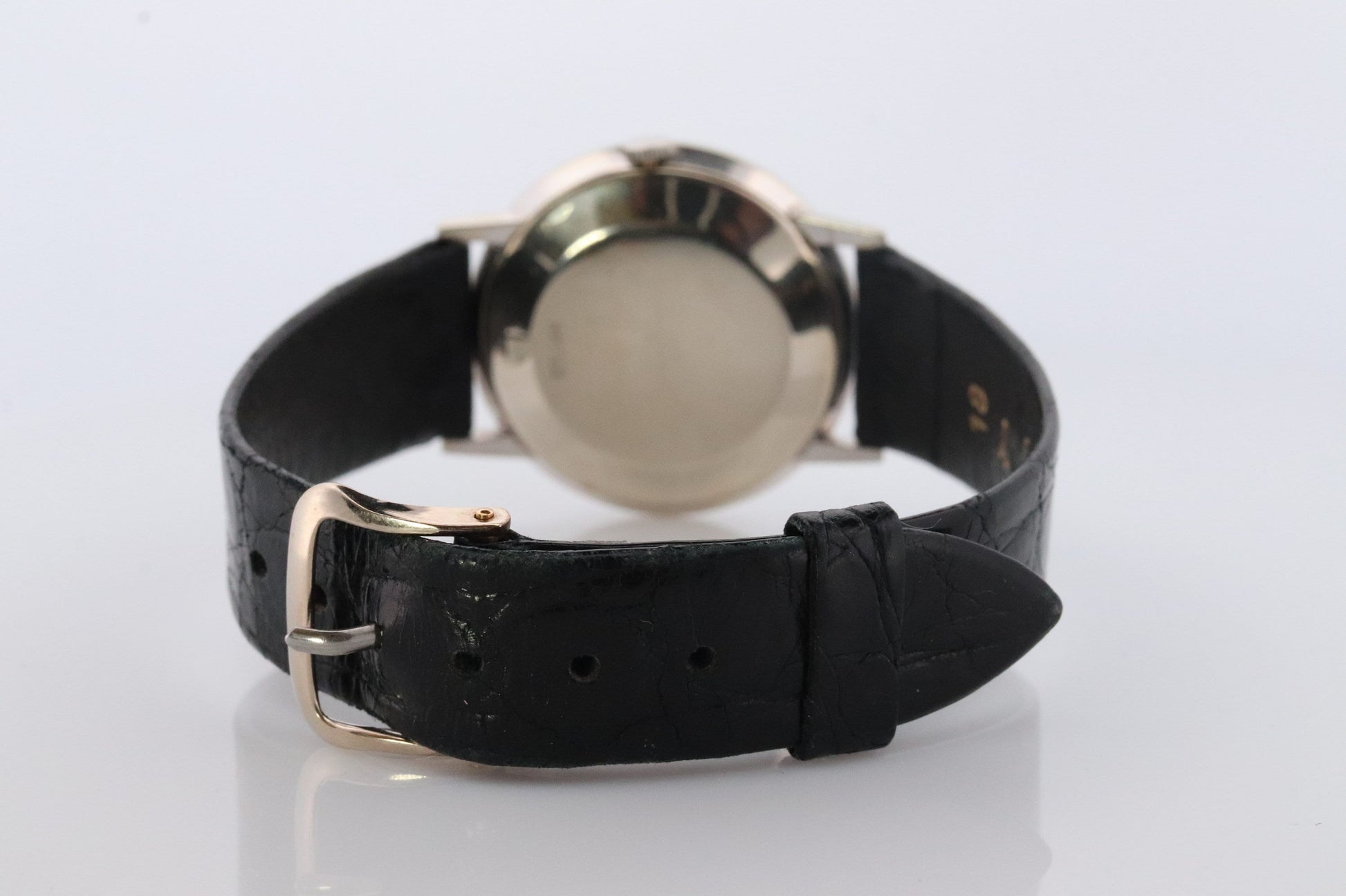LONGINES WATCH. 14k Longines Diamond Mens Watch with 13 diamond Face. 1950s-1960s Manual Watch.