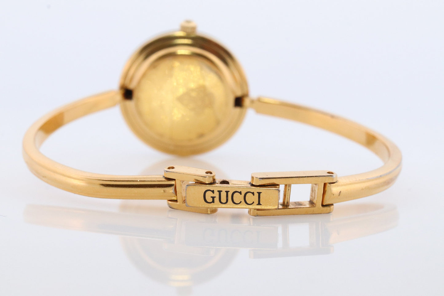 Genuine GUCCI 11/12.3 Watch. Vintage Ladies Gucci Change Bezel Watch.
