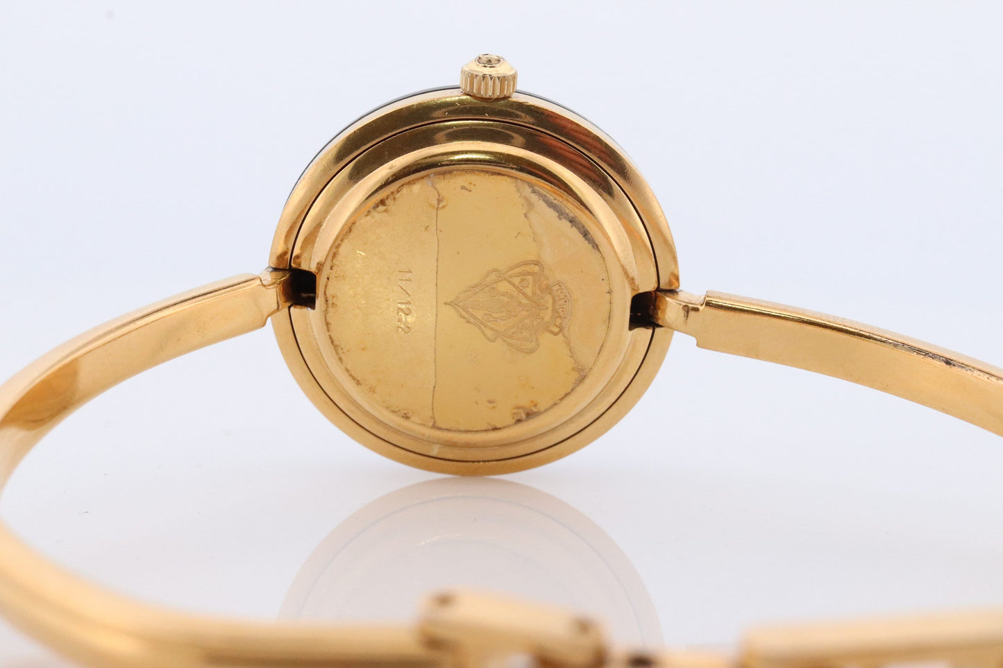 Genuine GUCCI 11/12.3 Watch. Vintage Ladies Gucci Change Bezel Watch.