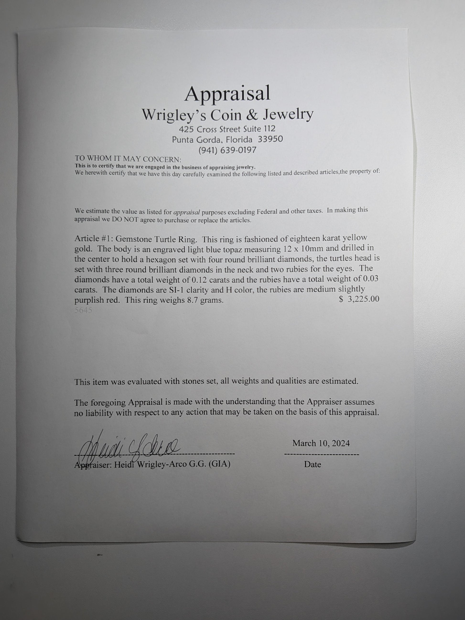 18k TURTLE ring. DIAMOND Topaz encrusted Turtle 3D Animated Seaturtle ring.