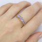 10k Tanzanite Marquise Anniversary ring. 7 stone Tanzanite band. Journey Band