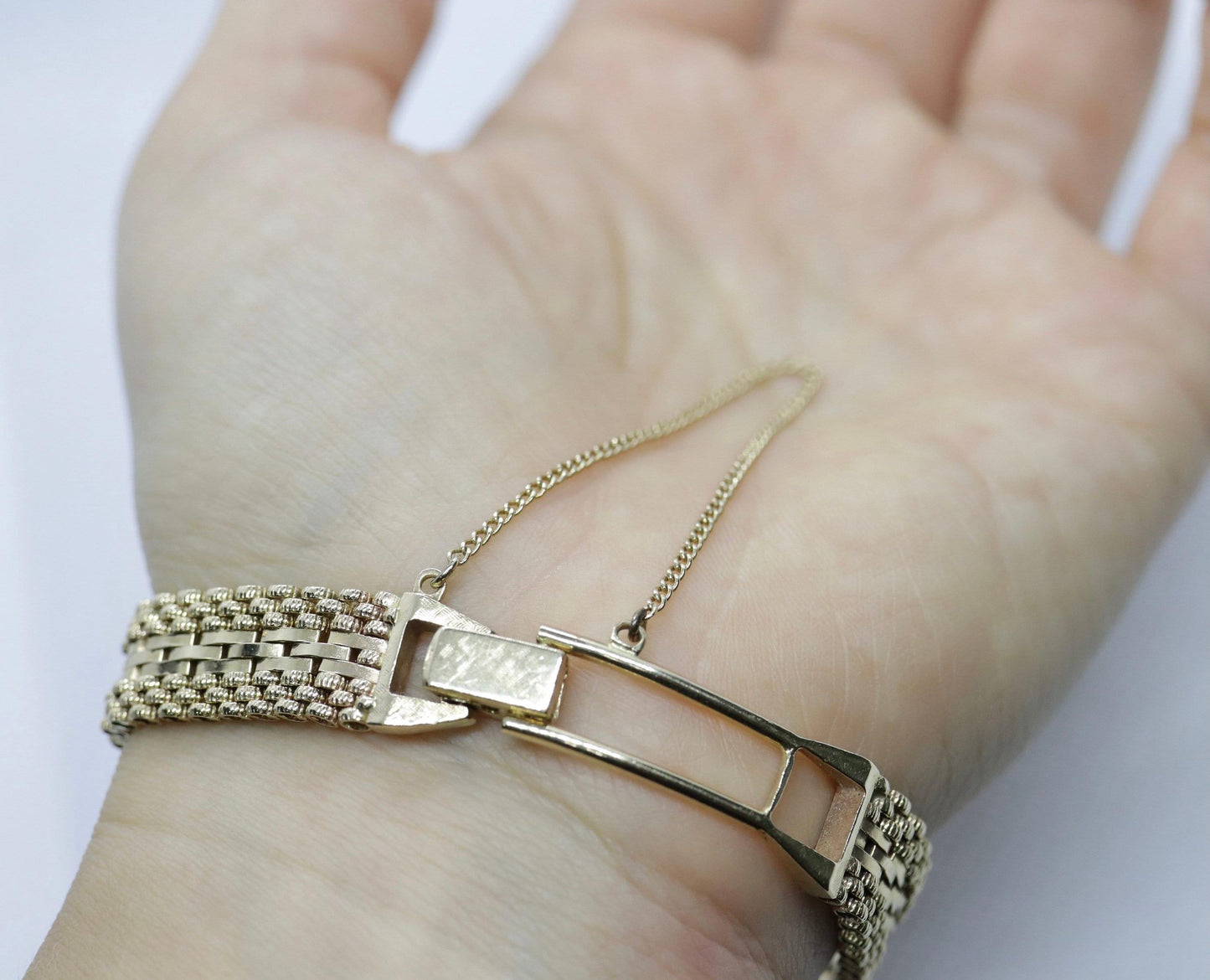 14k Baume and Mercier GENEVE Mechanical watch. 14k Panther bracelet/band.