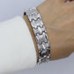 18k Woven Link Bracelet. 18k White Gold by RCI Braid Link bracelet. 23g 7.25in