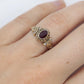1987 Lockwood High School Class Graduation ring. 10k Gold with LC ruby diamond