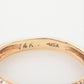 14k Diamond PAVE Bombe ring 14k Yellow Gold Diamond Bombe Pave Encrusted band