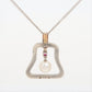 Mikimoto Pendant Sterling Silver and 18k Gold Mikimoto Ruby Pearl Necklace