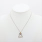 Mikimoto Pendant Sterling Silver and 18k Gold Mikimoto Ruby Pearl Necklace