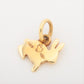 18k POMELATTO Charm. 18k DODO Bunny Pendant Bracelet Charm.