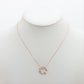 10k Multi-Color Gem wreath 10k Rose Gold Shell Flower and Pearl Pendant Necklace