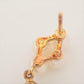 Mikimoto Earrings 18k Diamond Mikimoto Pearl Cluster Dangle Pierced Earrings