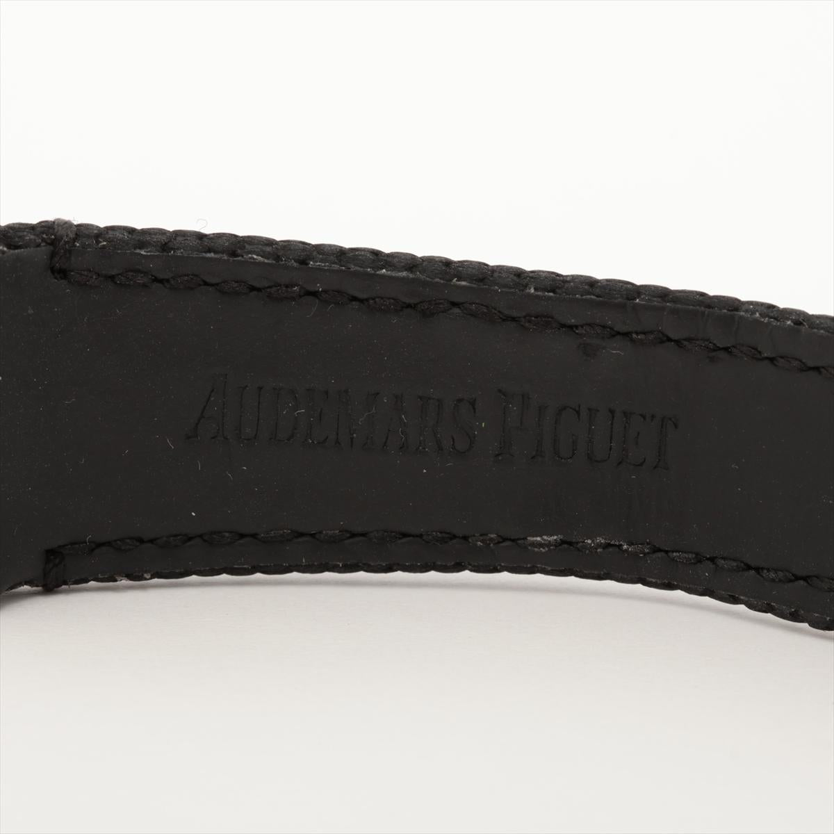 22mm x 18mm Audemars Piquet CODE Black Nylon Leather Watch band.