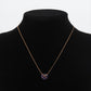 Tiffany and Co Heart Pendant 18k Tiffany Elsa Peretti Amethyst Cabochon Necklace
