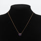 Tiffany and Co Heart Pendant 18k Tiffany Elsa Peretti Amethyst Cabochon Necklace